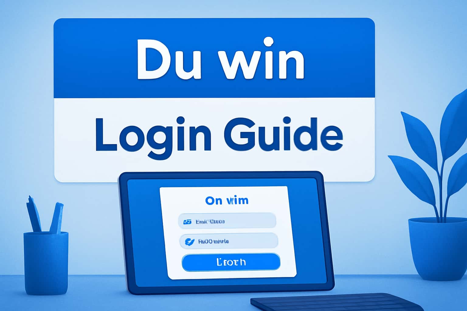 An informative visual representation of the Du win Login Guide.