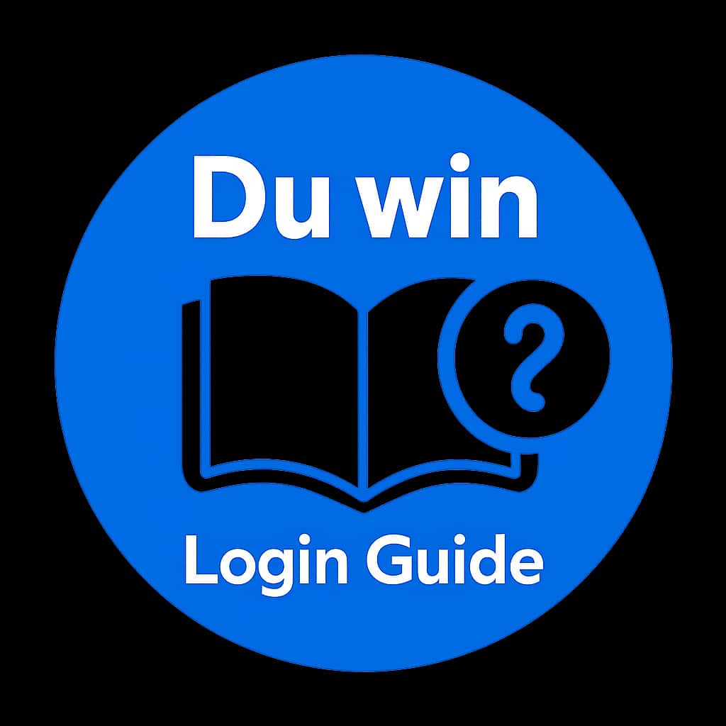 A professional badge representing the Du win Login Guide.