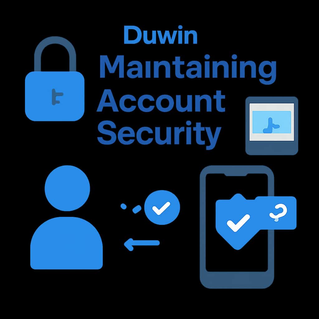 An educational diagram illustrating measures for Du win account security.