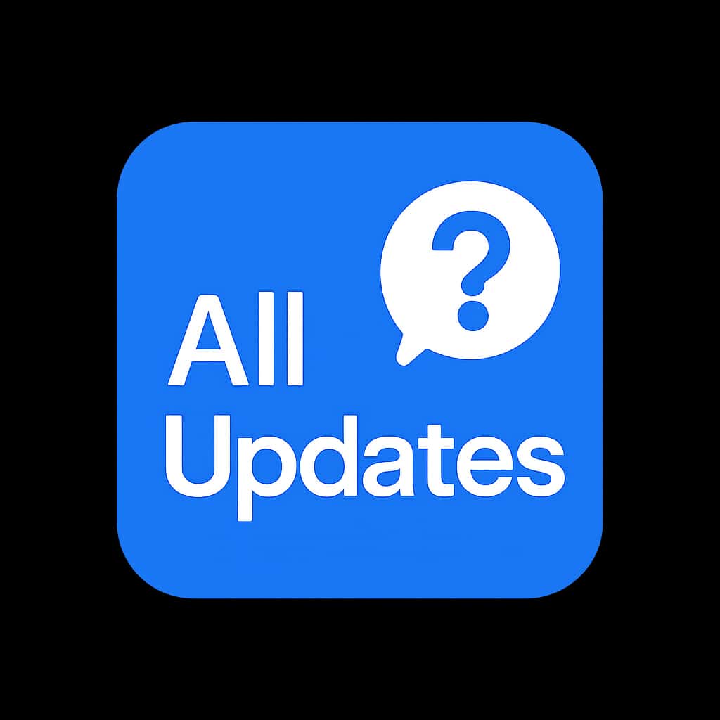 An icon representing information about Du win updates.