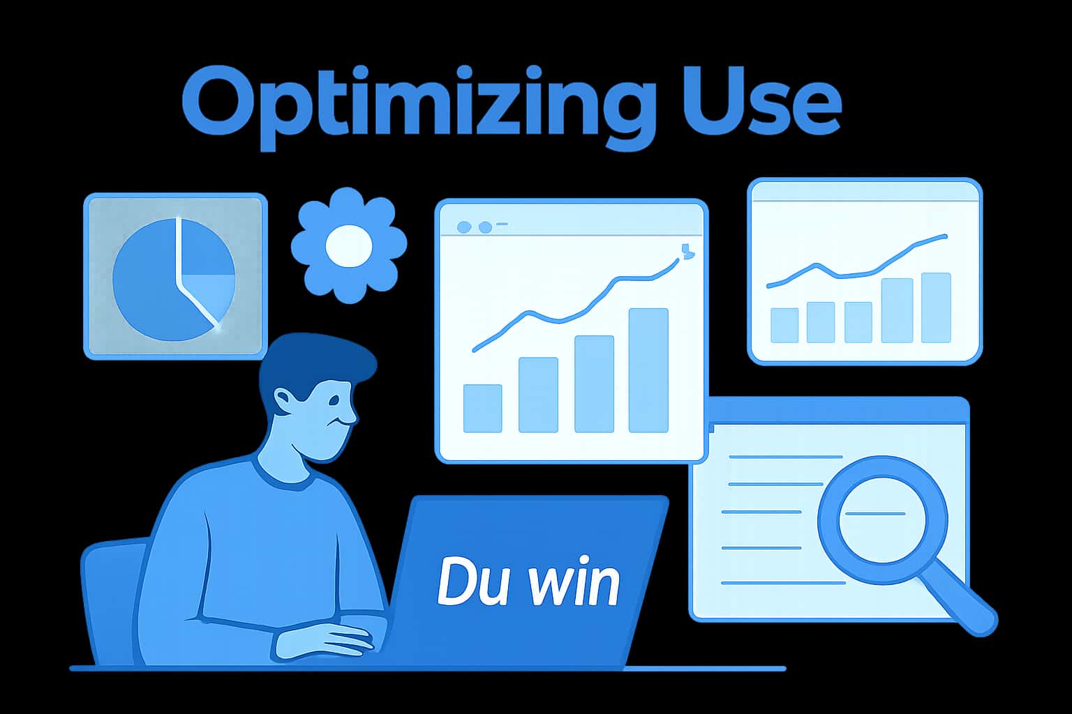 An infographic illustrating strategies for optimizing Du win use.