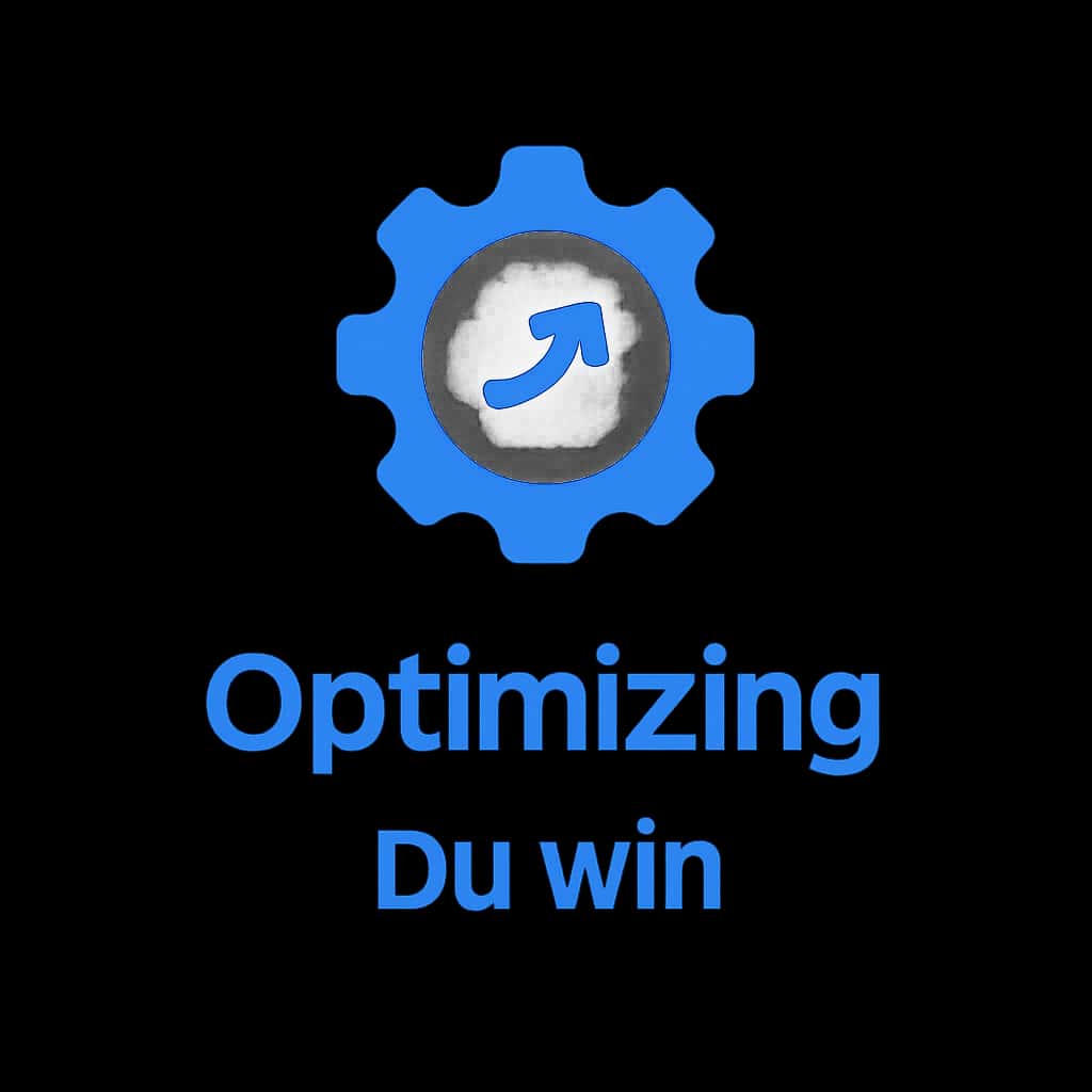 A badge symbolizing the optimization of Du win platform use.